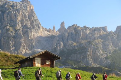 Berghütte Dolomiten