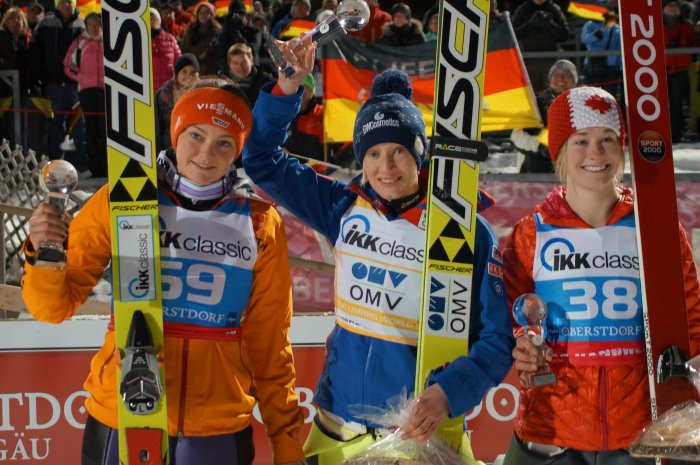 Siegerinnen beim Damen-Weltcup am Sonntag