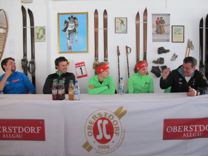 Offizielle Eröffnungs-Pressekonferenz beim Weltcup in Oberstdorf