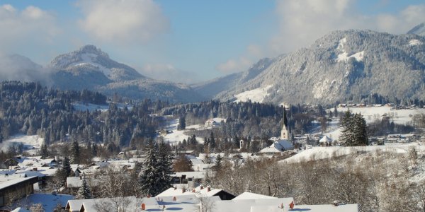 Blick auf Oberstdorf