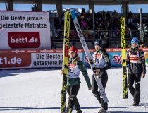 Katharina Althaus, Ursa Bogataj und Maren Lundby