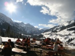 Terrasse im Winter