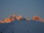 Ein wunderschöner Sonnenuntergang in unseren Bergen.