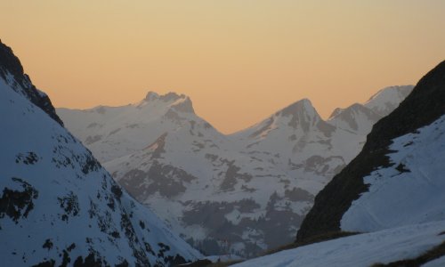 Winter in den Bergen