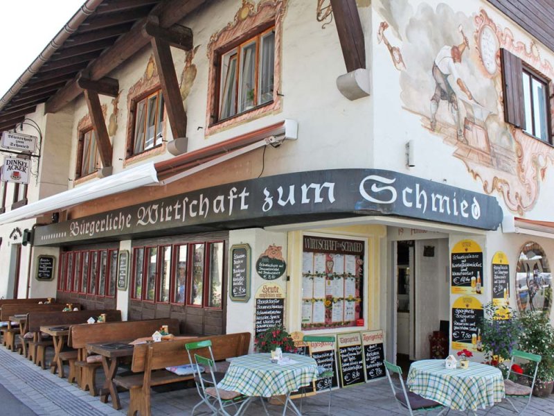 Wirtschaft zum Schmied Oberstdorf Aussenansicht