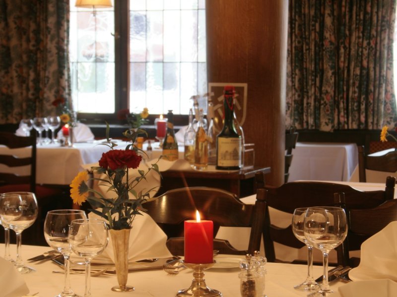 Stimmungsvolles Ambiente in der Wittelsbacher Stube.