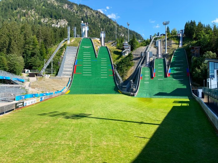 WM Skisprung Arena Oberstdorf Allgäu