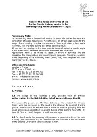 Rules of the house and terms of use 2022