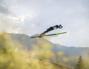 Skispringen im Sommer in der Skisprung Arena