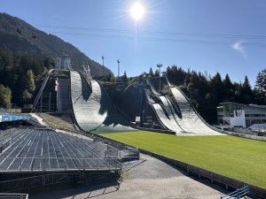 Herbst in der Skisprung Arena