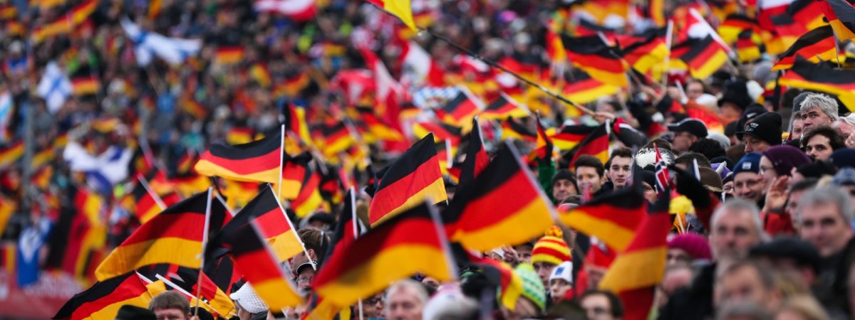 Fans feiern