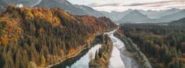 Auwaldsee & Iller im Herbst