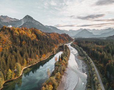 Auwaldsee & Iller im Herbst