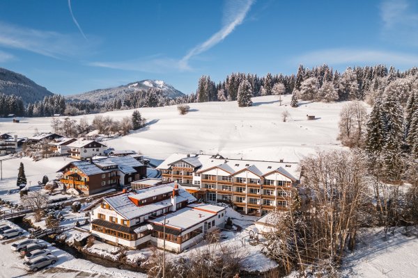 Hotel Frohsinn aus der Luft