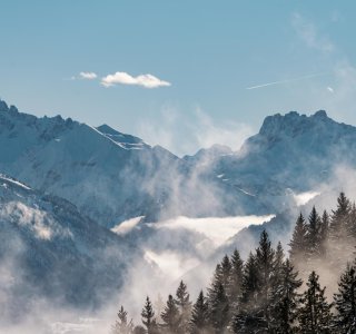 winterliches Bergpanorama