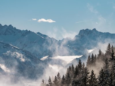 winterliches Bergpanorama winterliches Bergpanorama