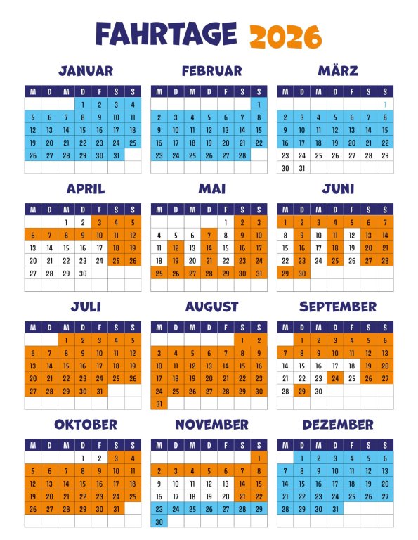 Fahrtage Adlerfelsenbahn 2026