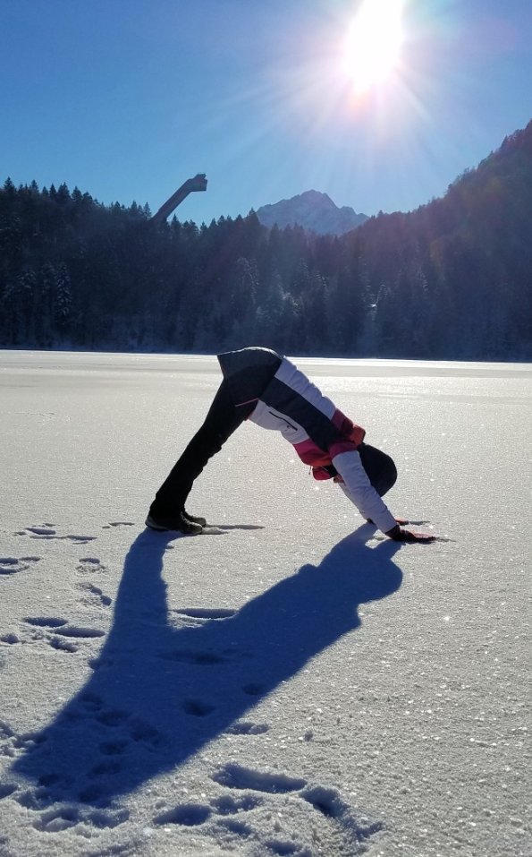 I love Snowga Achtung Gefahr: Auf Eis bitte nicht nachmachen!