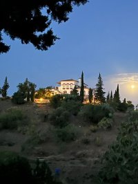 Villa el Morisco am Abend
