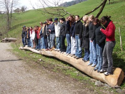 Spannende Klassenfahrt Spiel im Allgäu